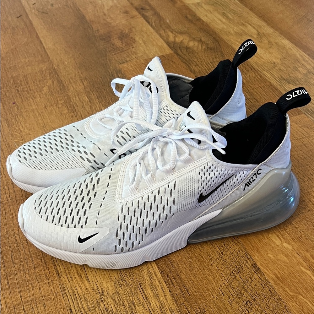 Nike Air Max 270 White Black Sneakers